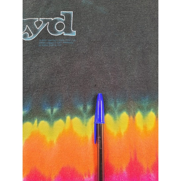 Liquid Blue Pink Floyd Dark Side of the Moon Tie Dye T Shirt XX Large - Picture 9 of 9